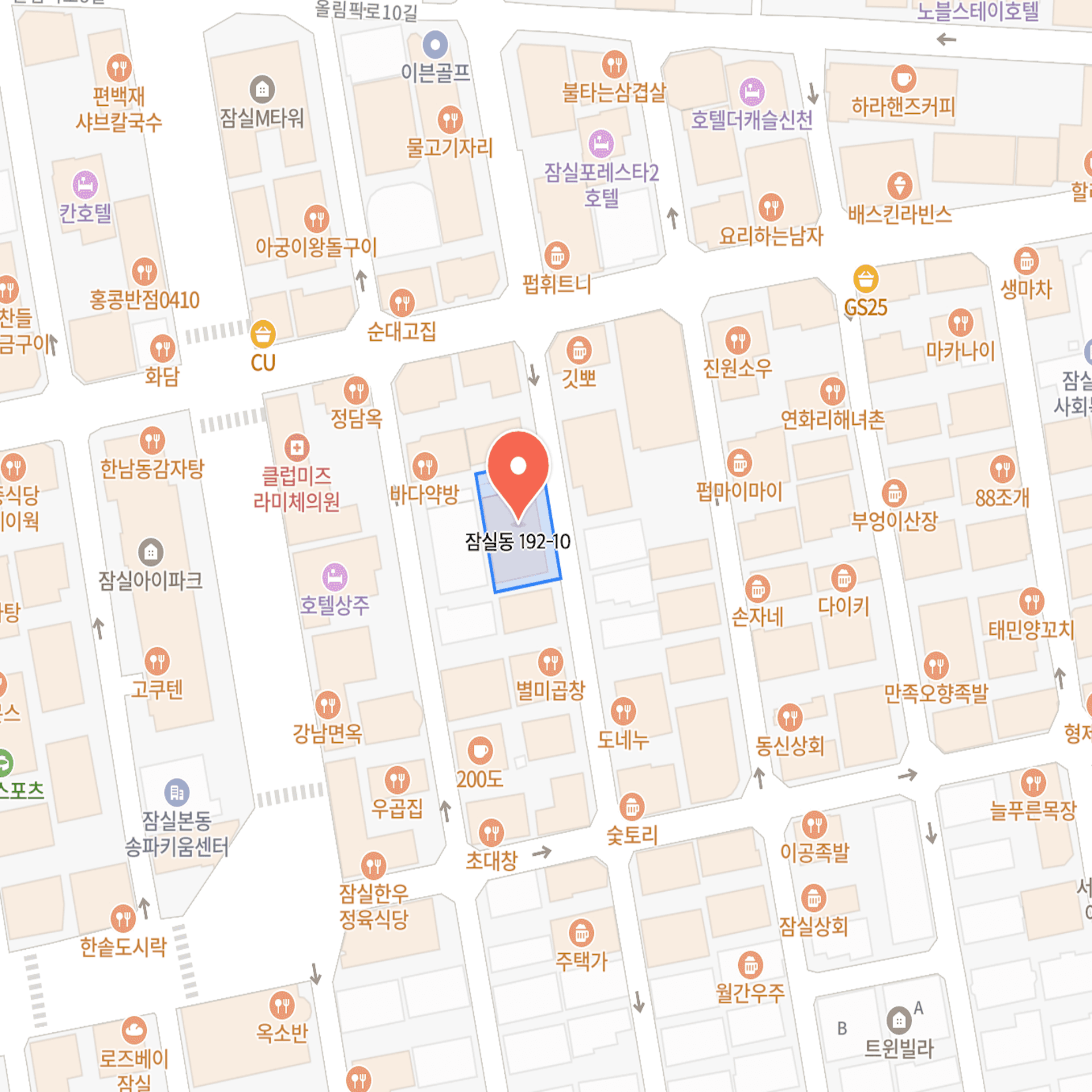 리짓 복싱 위치 지도